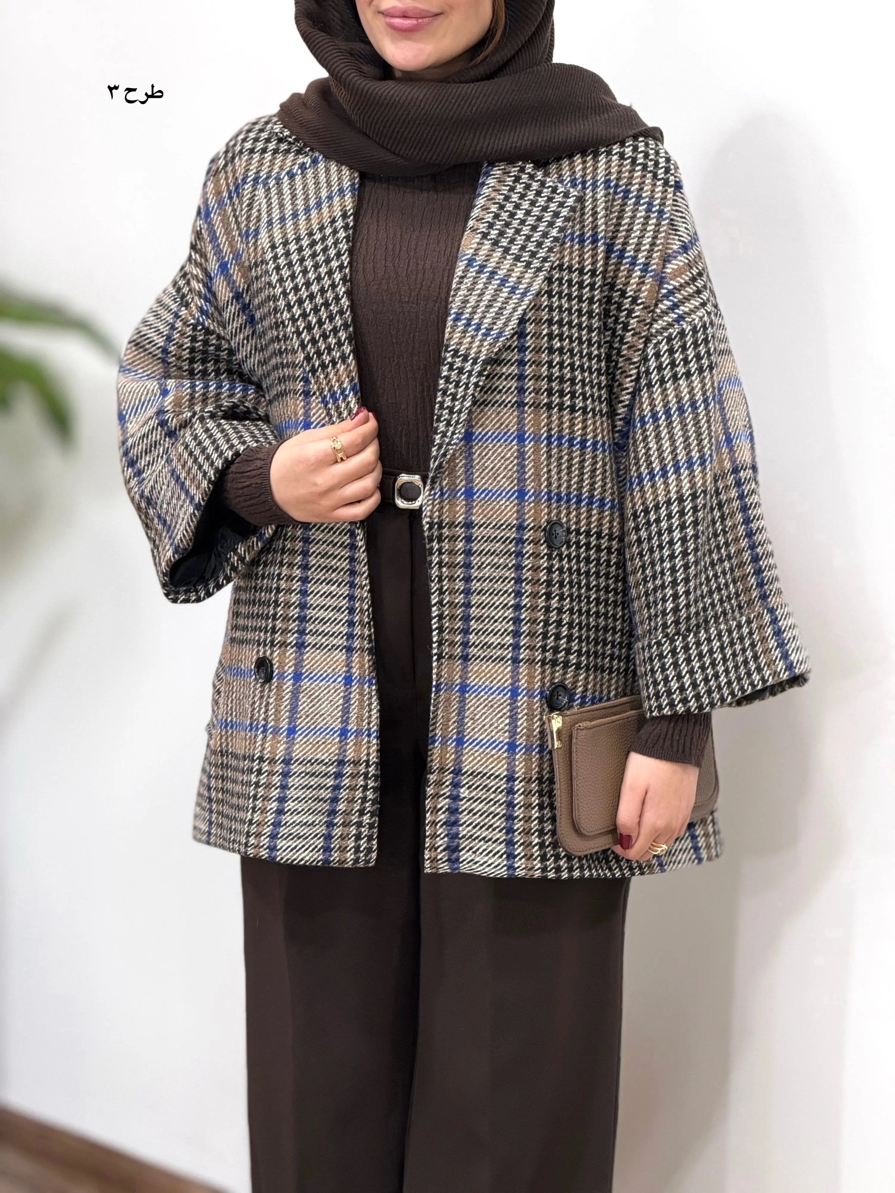 پالتو پشمی آستردار آیسو گلدیس